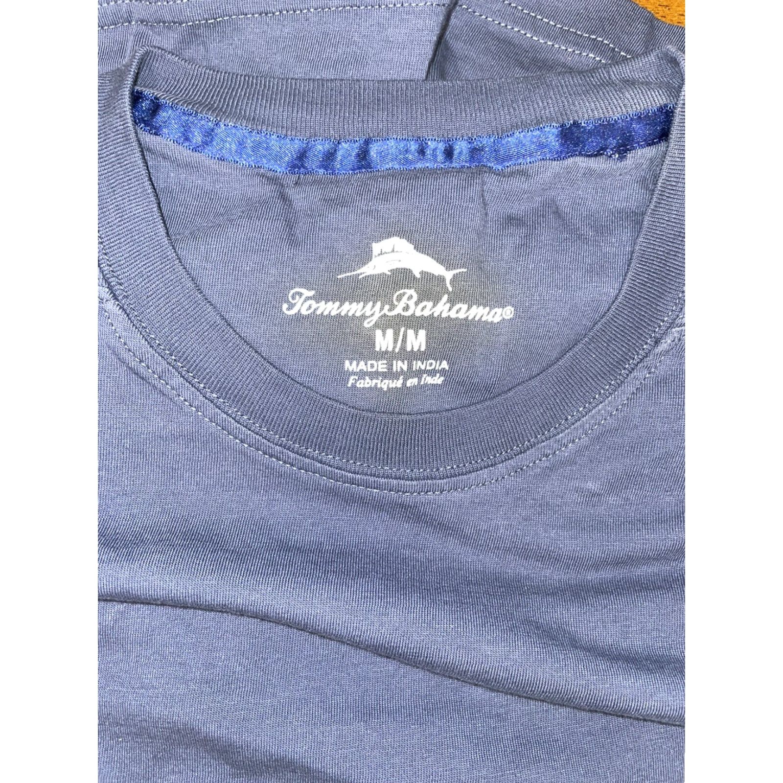 Tommy Bahama VINTAGE Tommy Bahama Men's Short Sleeve Button-Up Shirt Dark Blue Medium M Size US M / EU 48-50 / 2 - 6 Thumbnail
