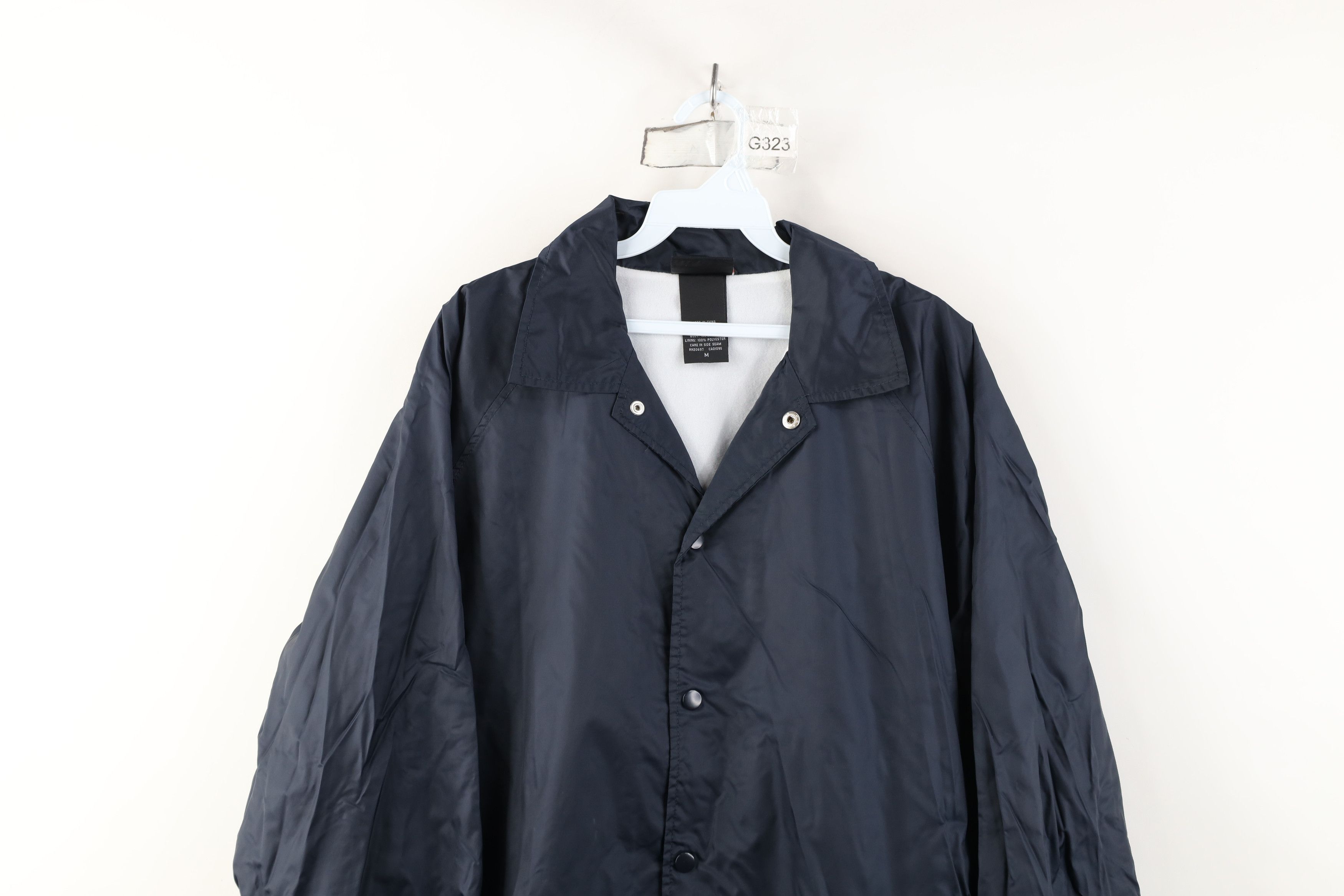Dickies Vintage Dickies Coach Coaches Windbreaker Jacket Navy Blue Size US M / EU 48-50 / 2 - 2 Thumbnail