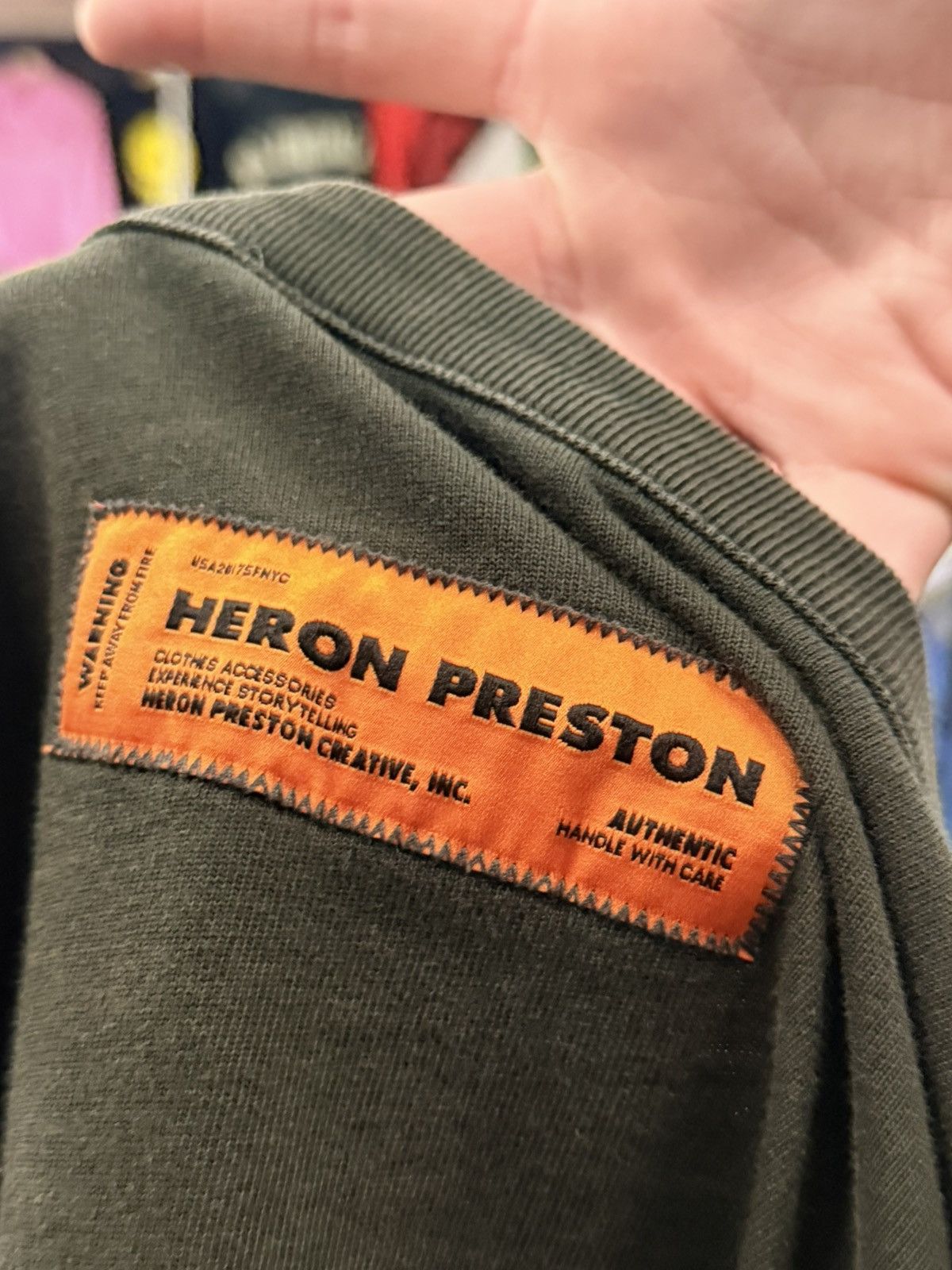 Heron Preston Heron Preston HPC Security Tee Size US XL / EU 56 / 4 - 3 Thumbnail