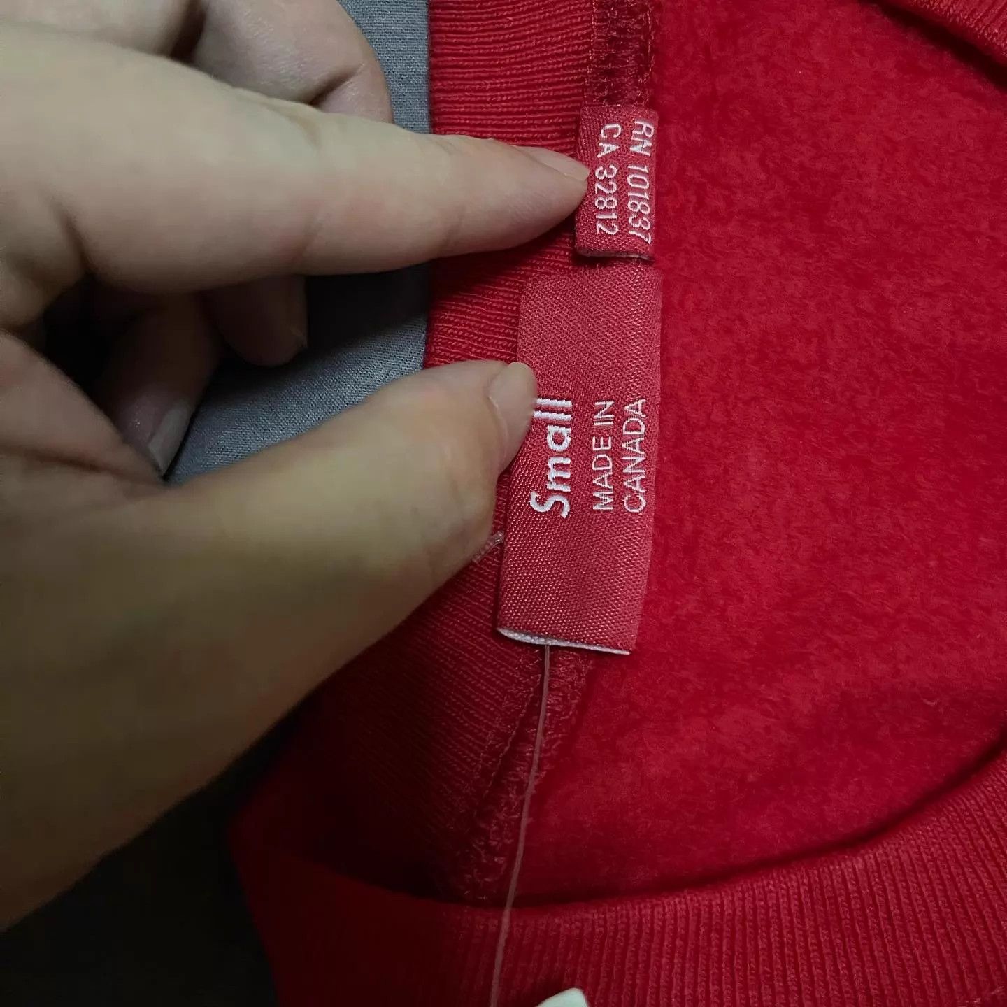 Supreme Supreme FW15 Red/Red Box Logo Crewneck S New w/ Tags Size US S / EU 44-46 / 1 - 6 Thumbnail