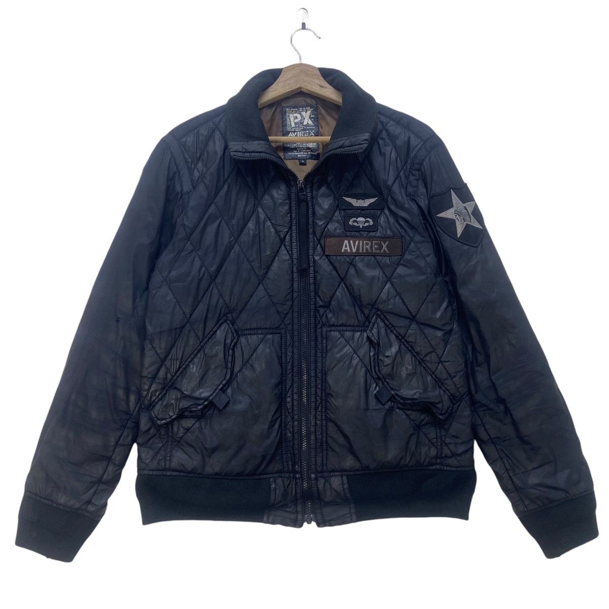 Avirex Avirex Quilted Bomber Style Jacket Size US S / EU 44-46 / 1 - 1 Thumbnail