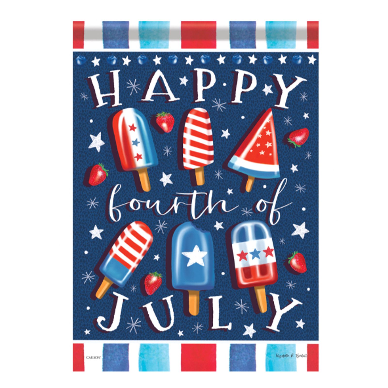 Other Carson - Happy 4th Dura Soft™ Garden Flag - 53751 Size ONE SIZE - 1 Preview