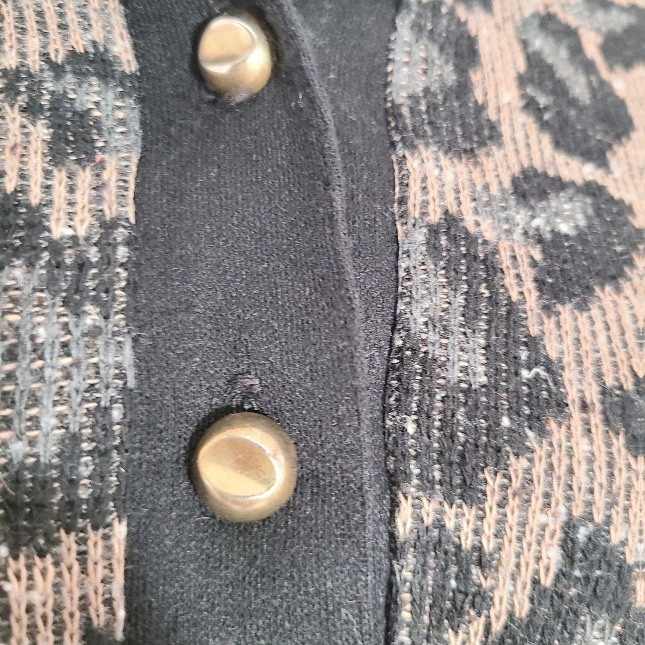 GRAFF Vintage 90s Graff Leopard print oversized cardigan small Size S / US 4 / IT 40 - 6 Thumbnail