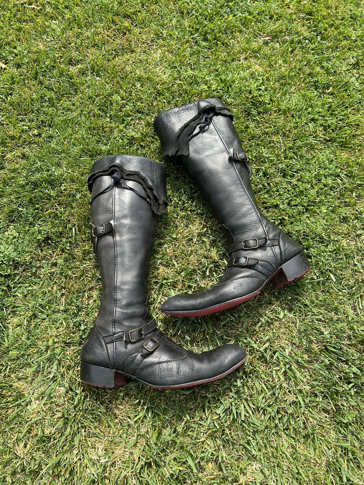 image of 14Th Addiction x If Six Was Nine Hiromu Takahara Boots in Black, Men's (Size 10)