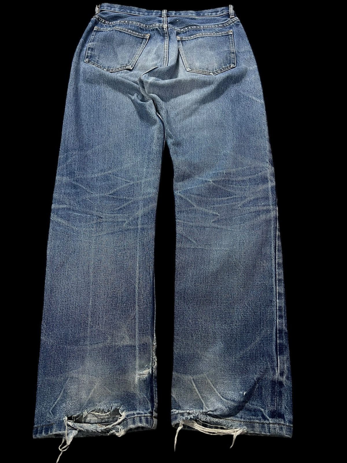 A.P.C. × If Six Was Nine 💥Selvedge Rare💥Vintage A.P.C Distress Washed Selvedge Jeans Size US 28 / EU 44 - 2 Thumbnail