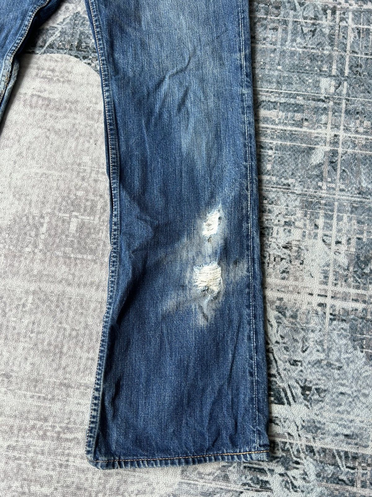 Evisu ‘2000’ Vintage Evisu Distressed Jeans Size US 30 / EU 46 - 6 Thumbnail