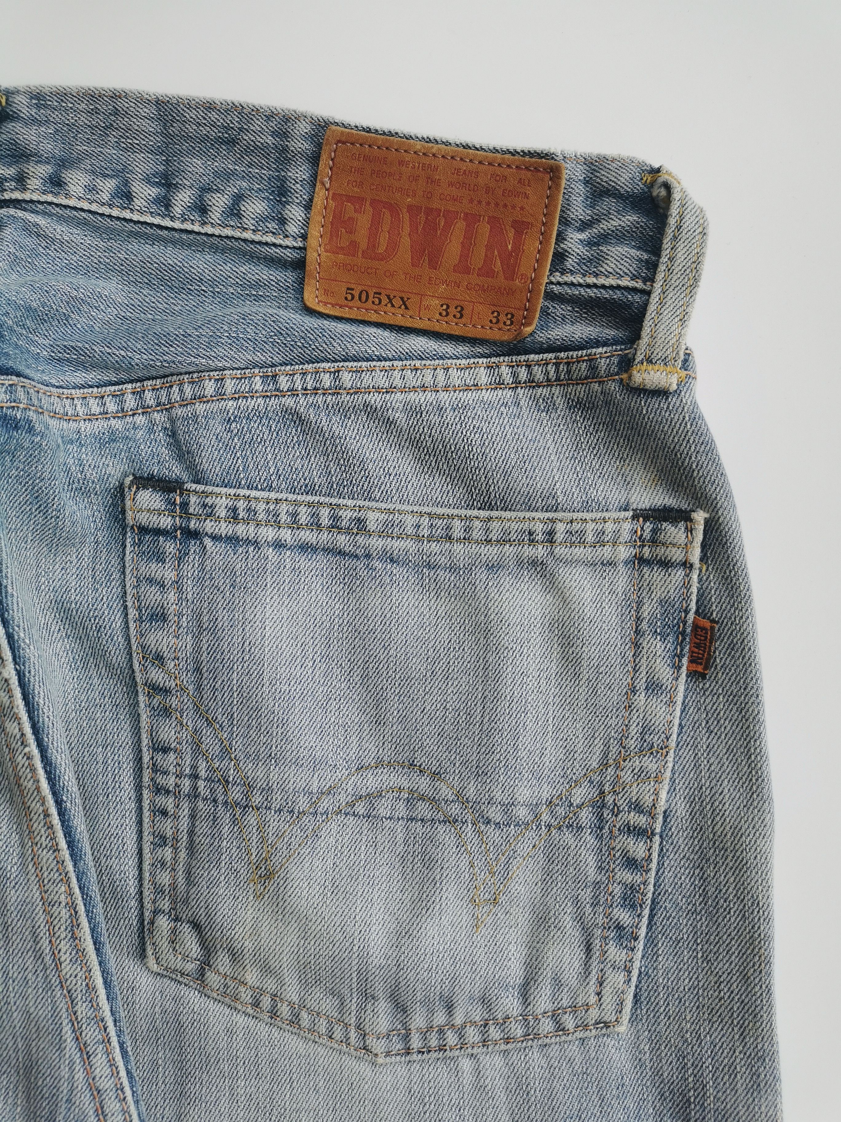 Kapital Edwin Selvedge Sashiko,Boro Kapital Inspired Size US 33 - 12 Thumbnail