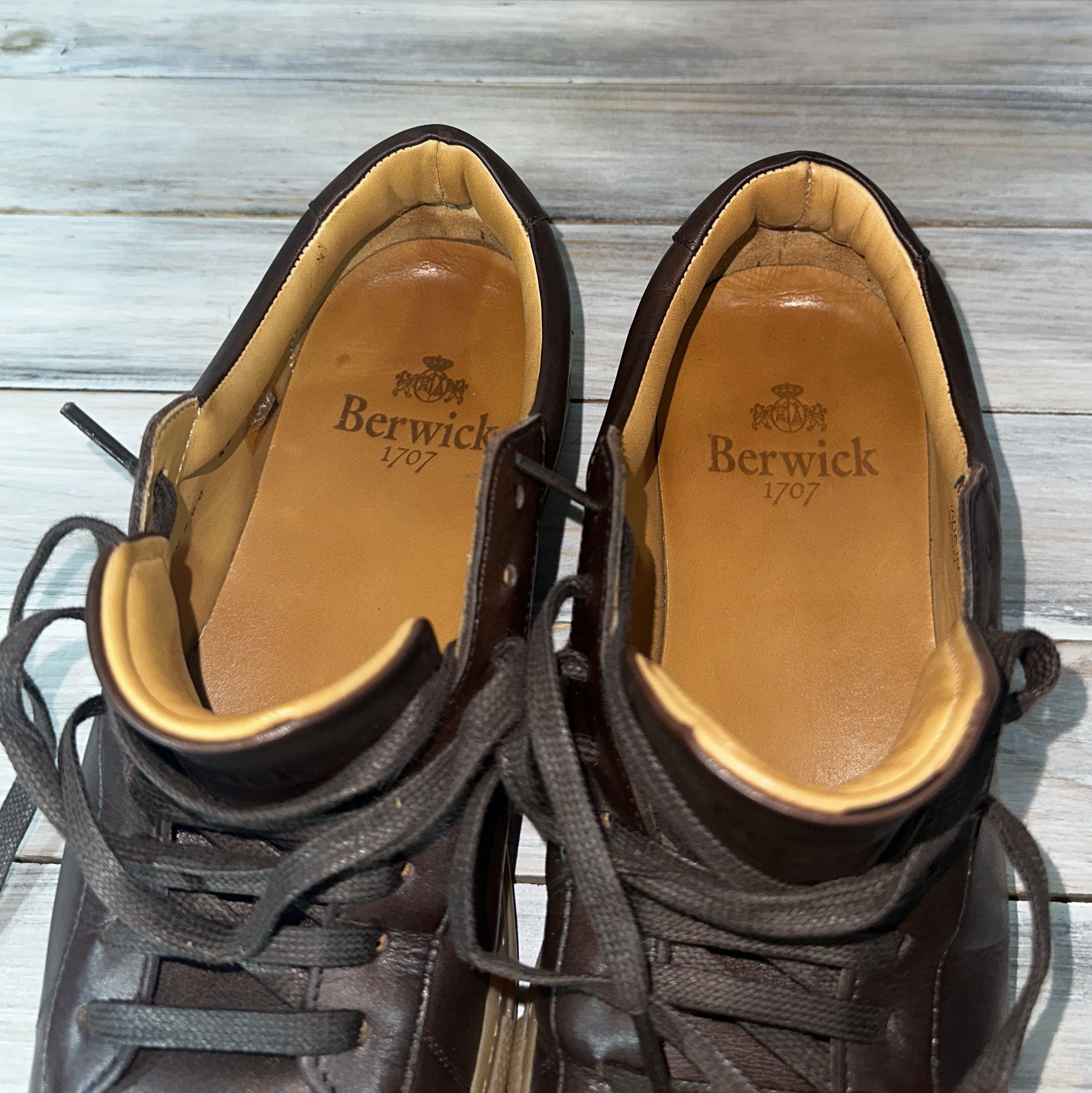 Berwick 1707 BERWICK 1707 D500 Leather Shoes Made In Spain Luxury Brand Size US 9 / EU 42 - 9 Thumbnail