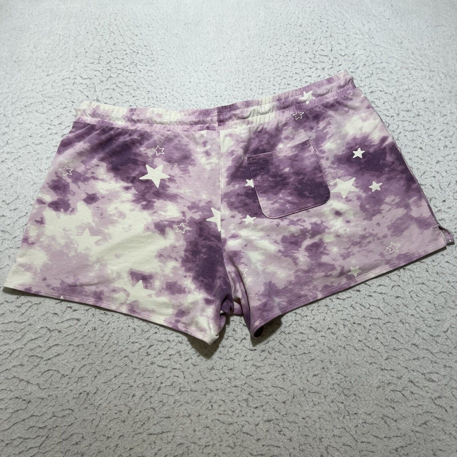 Wildfox WildFox Starry Sweat Shorts 4" Inseam Loungewear Purple Size 40" / US 18 - 6 Thumbnail