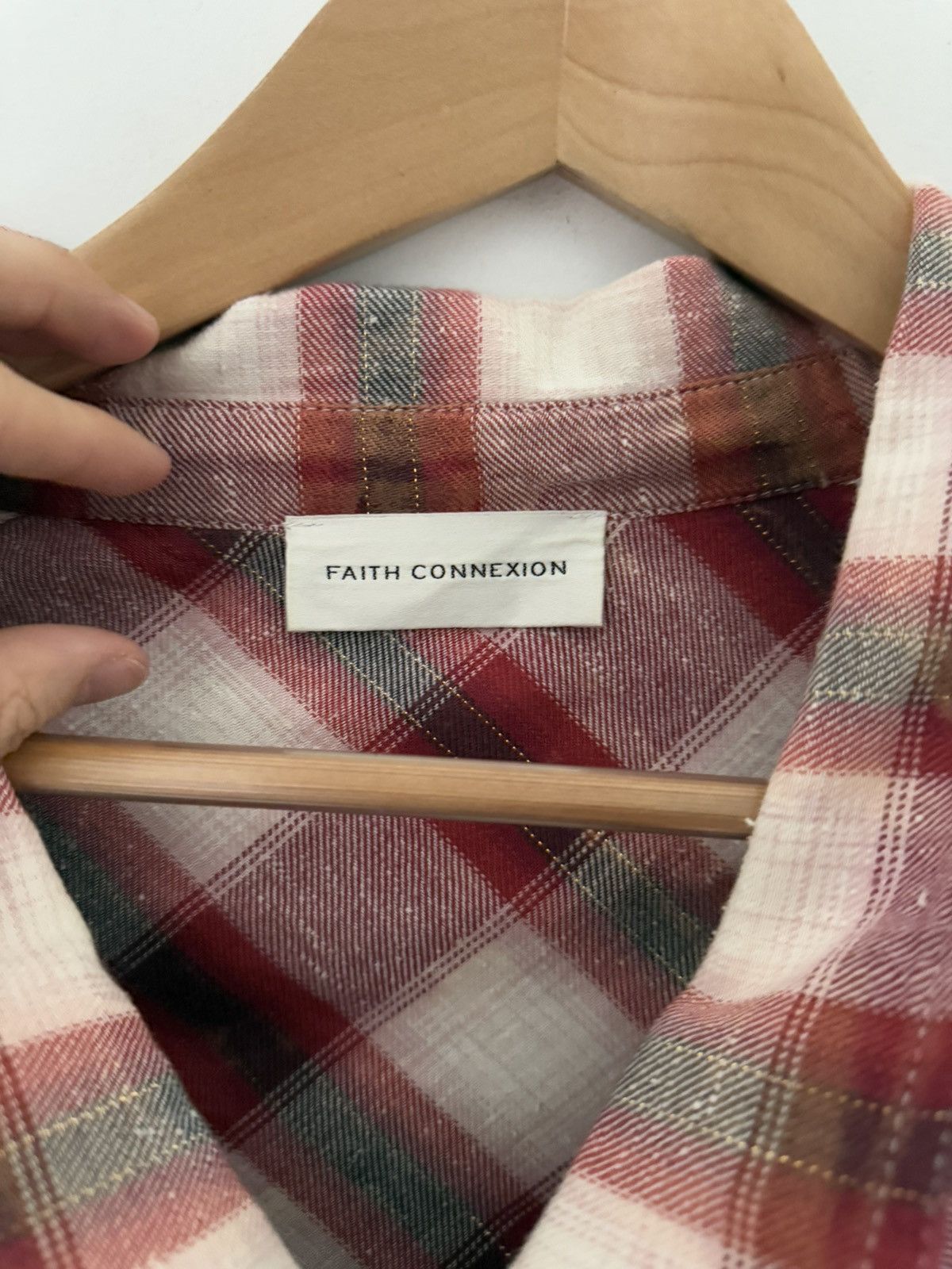 Faith Connexion Faith connexion oversized bleached plaid shirt Size US M / EU 48-50 / 2 - 3 Thumbnail