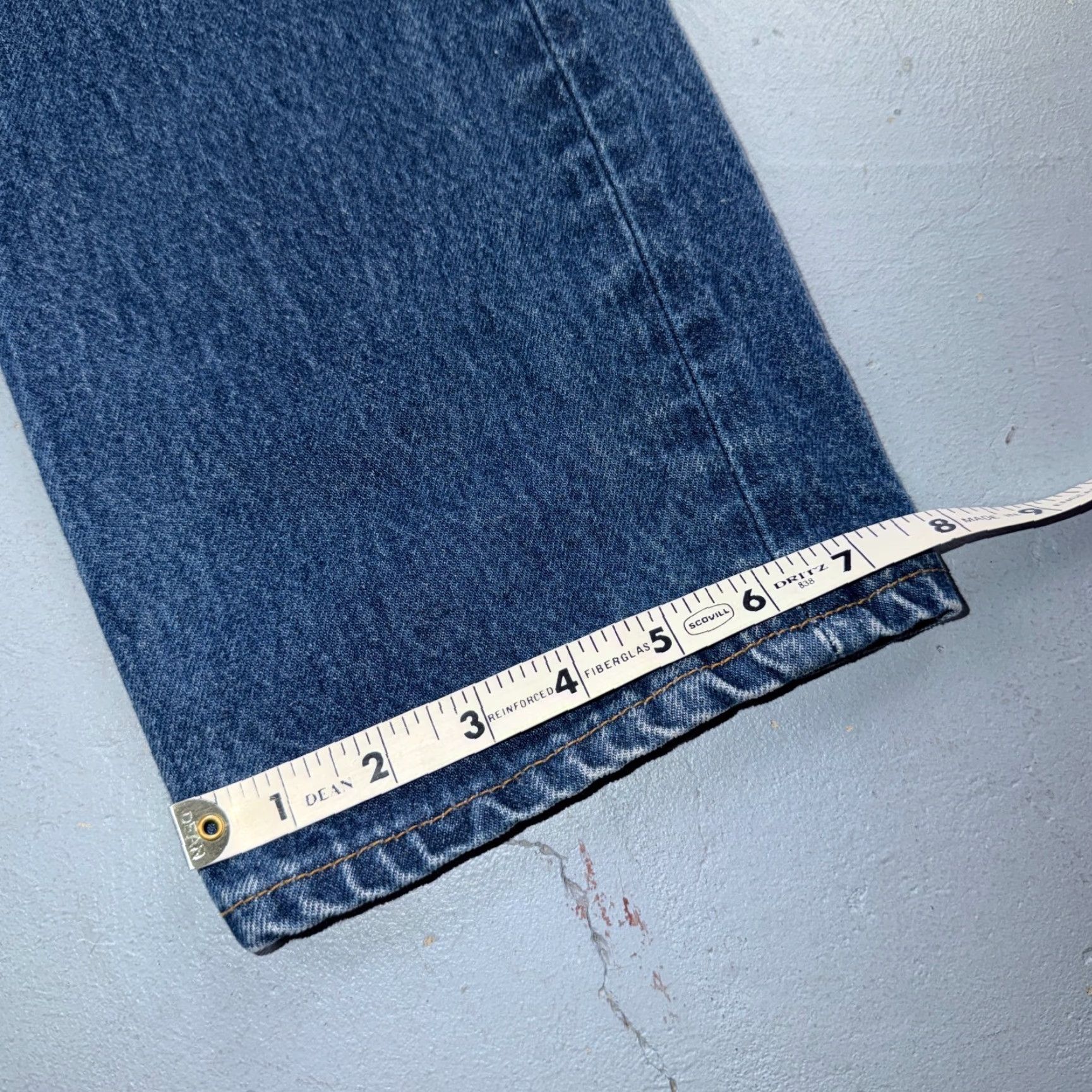 Levi's VINTAGE Levi's 501 Jeans Straight Blue 90s USA Men 32x36 Regular XX Button Closure 5-Pocket Denim Cotton Classic Inseam 36 Size US 32 / EU 48 - 5 Thumbnail