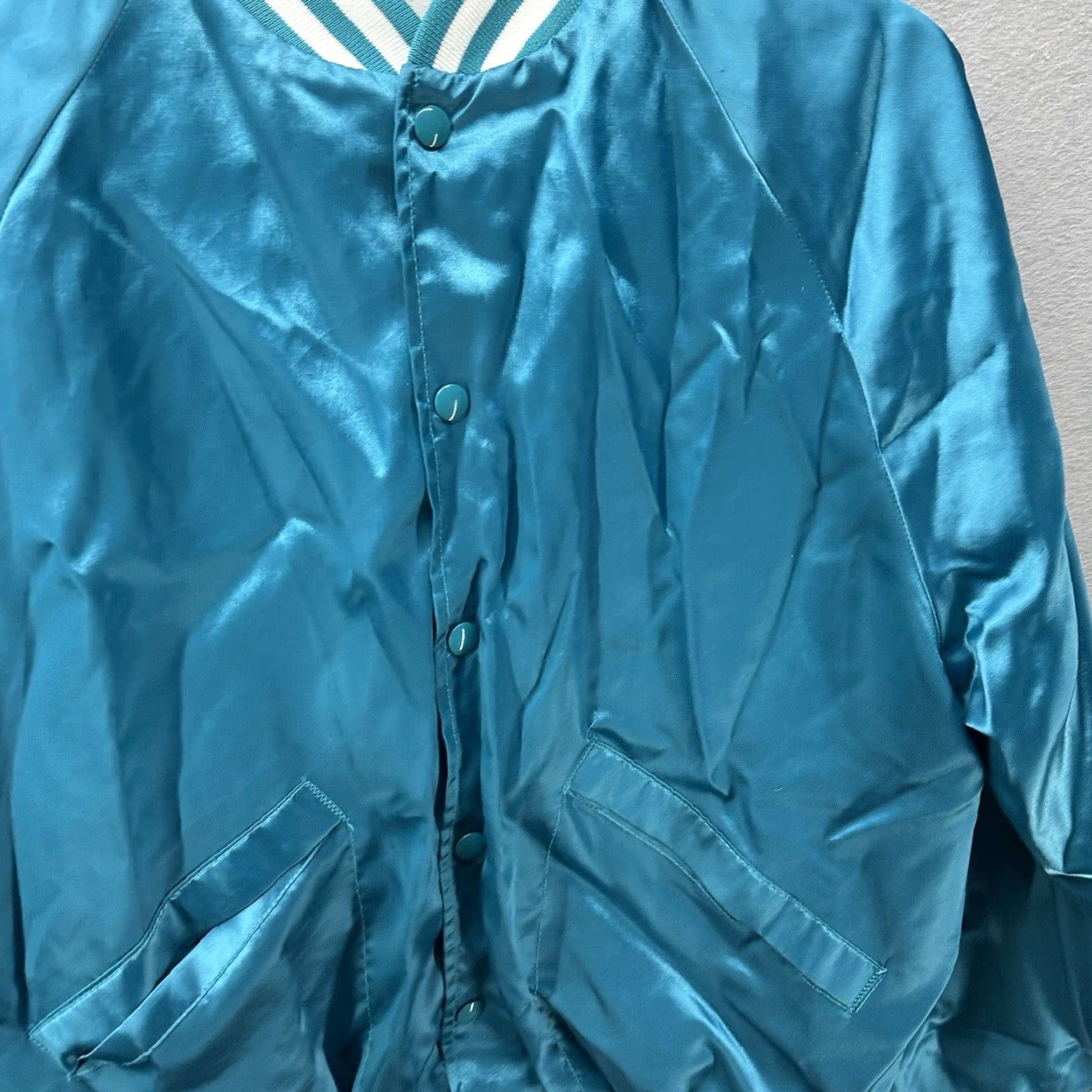 Vintage VINTAGE King Louie Pro Fit Jacket Men M Nylon Snap Up USA Cholla Bomber Blue Size US M / EU 48-50 / 2 - 3 Thumbnail
