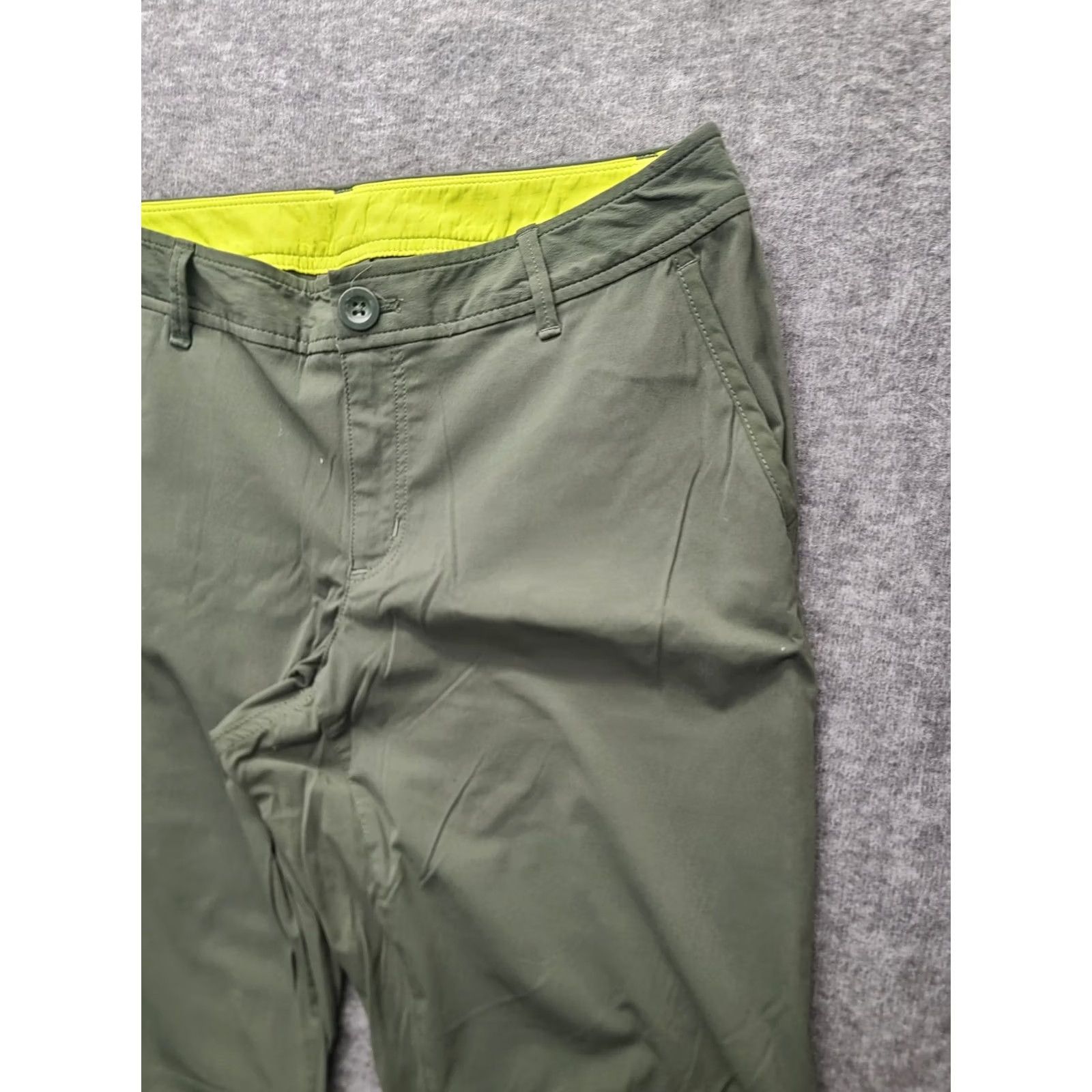 Eddie Bauer Eddie Bauer Travex Pants Womens 6x30 Regular Mid Rise Straight Leg Hiking Pants Green 30in Inseam Size 28" / US 6 / IT 42 - 6 Thumbnail
