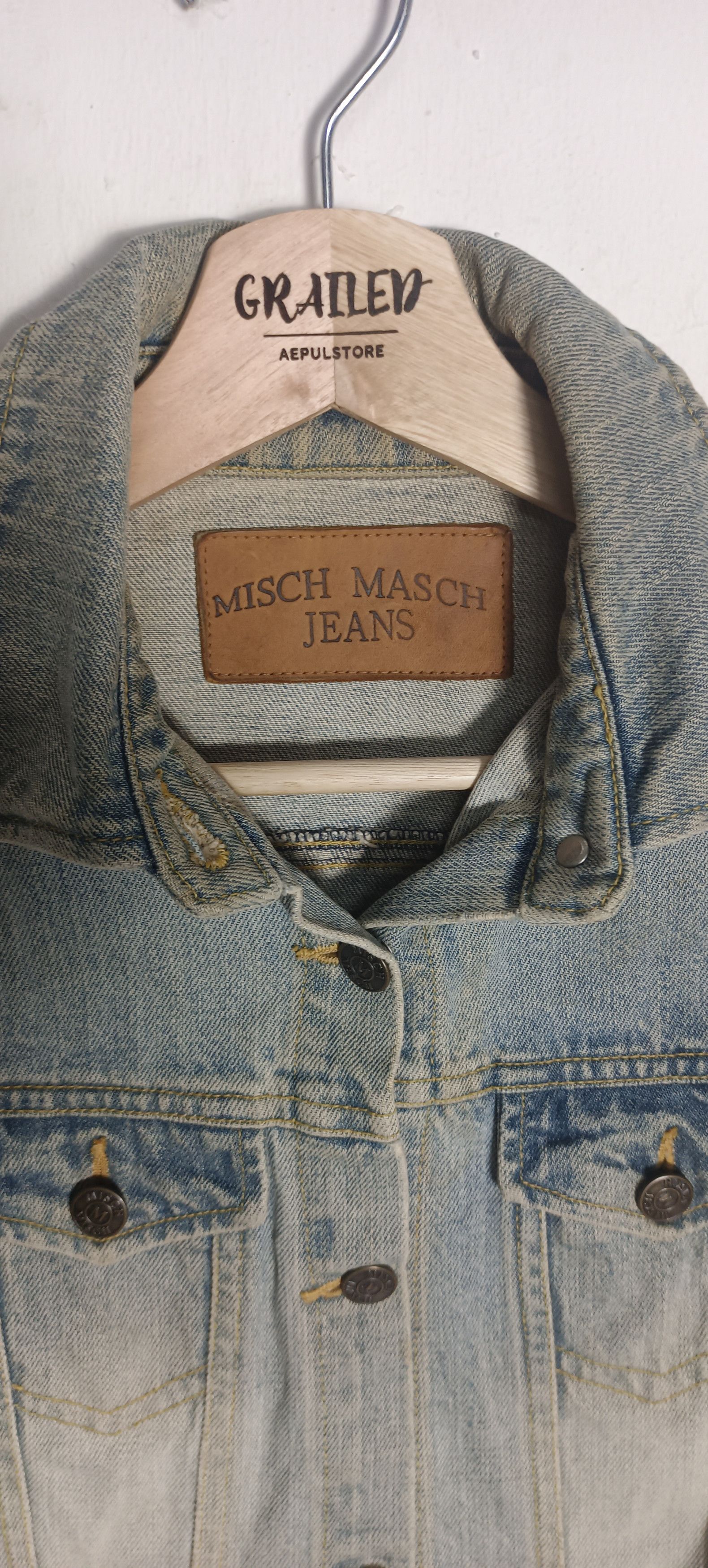 Japanese Brand Misch Masch Denim Jacket Size US XS / EU 42 / 0 - 8 Thumbnail