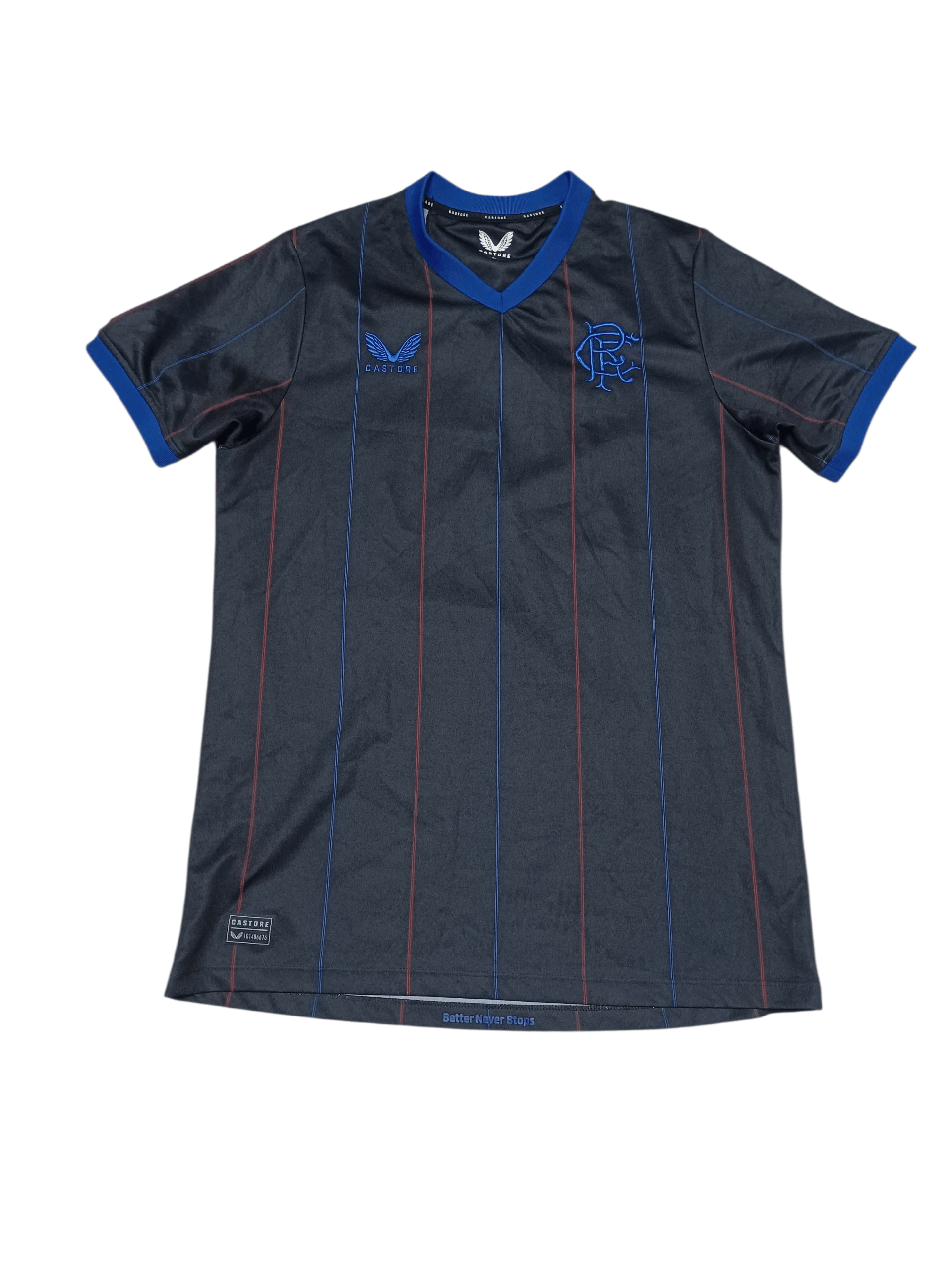 Castore RANGERS GLASGOW CASTORE 2022/2023 SOCCER JERSEY Size US L / EU 52-54 / 3 - 1 Thumbnail