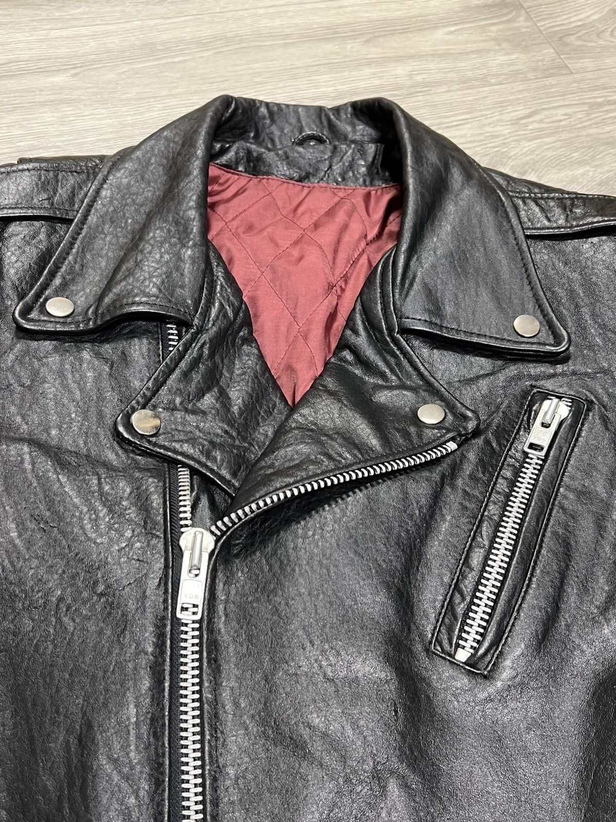 Vintage Motorcycle leather vintage men’s jacket Size US M / EU 48-50 / 2 - 5 Thumbnail