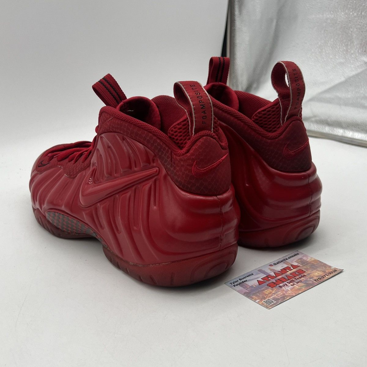 Nike Air Foamposite pro gym red Size US 13 / EU 46 - 4 Thumbnail