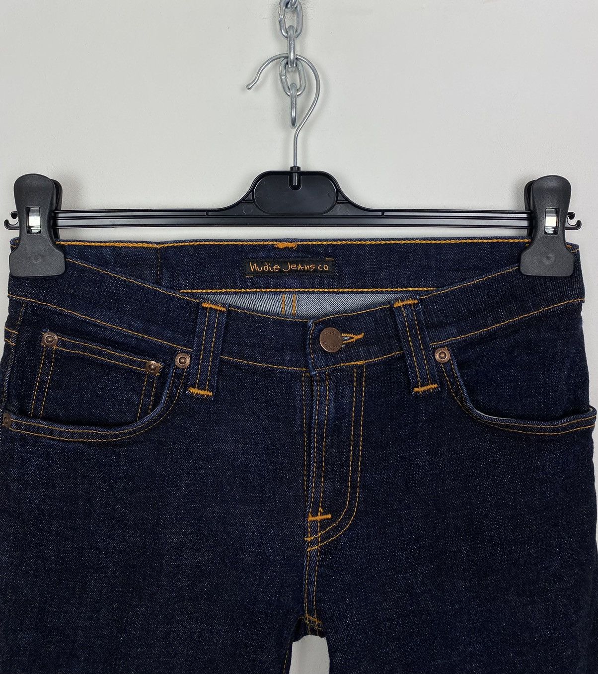 Nudie Jeans Nudie Jeans Organic Cotton Navy Indigo Blue Made in Italy Size US 28 / EU 44 - 5 Thumbnail