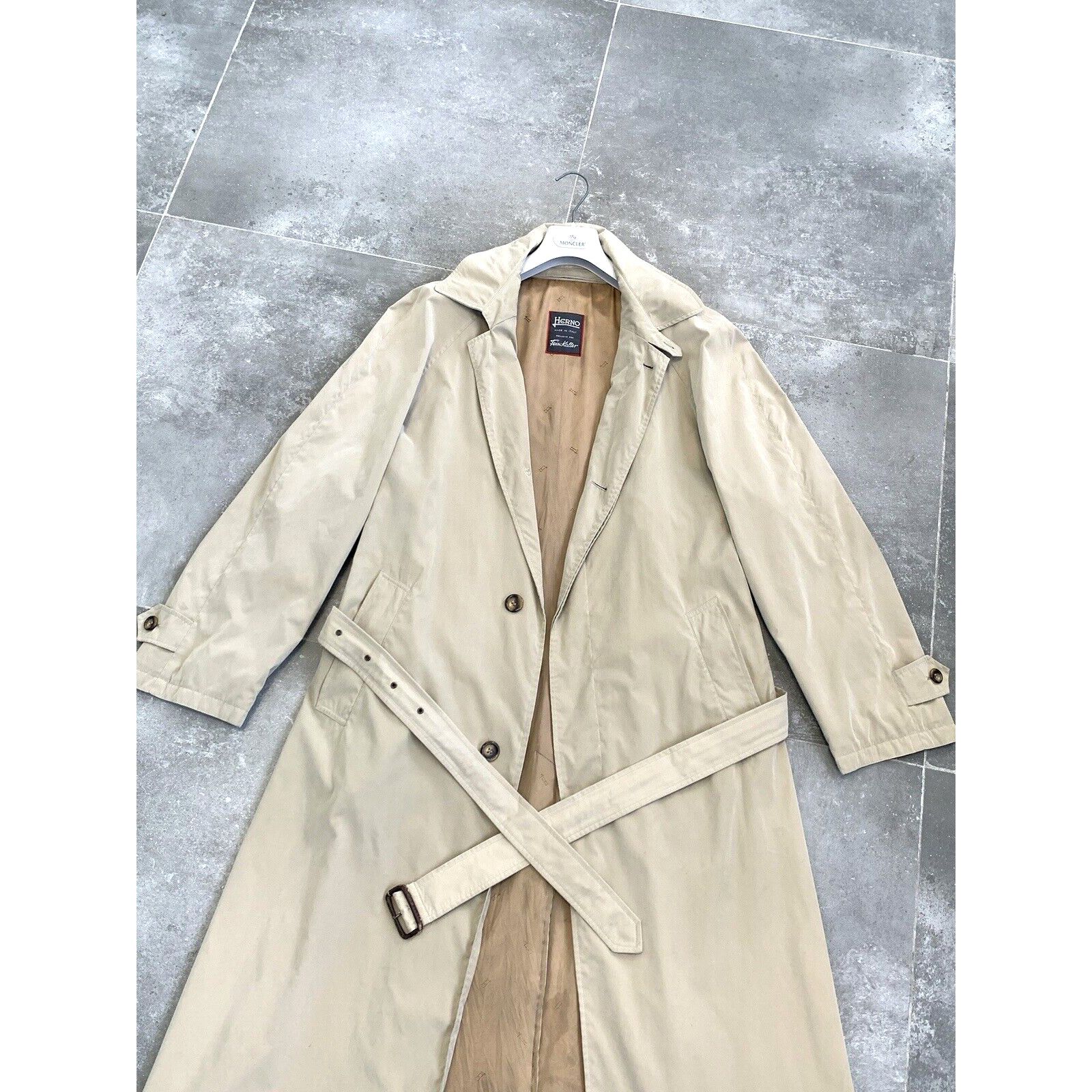 Herno × Vintage Men's HERNO Trench Coat Formal Jacket Mac Size EU 50 - 52 L Size US L / EU 52-54 / 3 - 3 Thumbnail