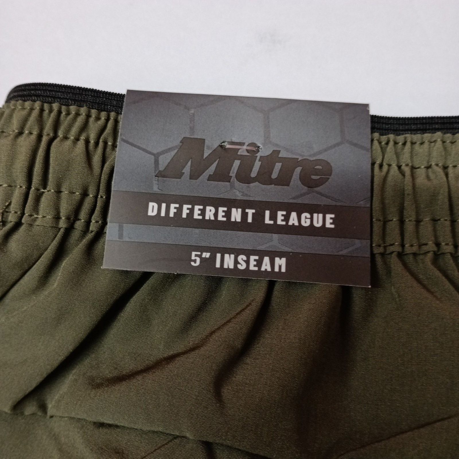 Other Mitre Men’s S Elastic Waist Green Shorts With 5” Inseam NWT Size US 29 - 8 Thumbnail