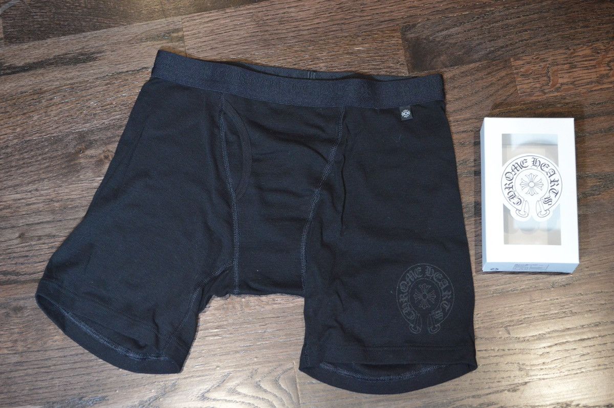 image of Chrome Hearts Underwear in Black, Men's (Size 32)