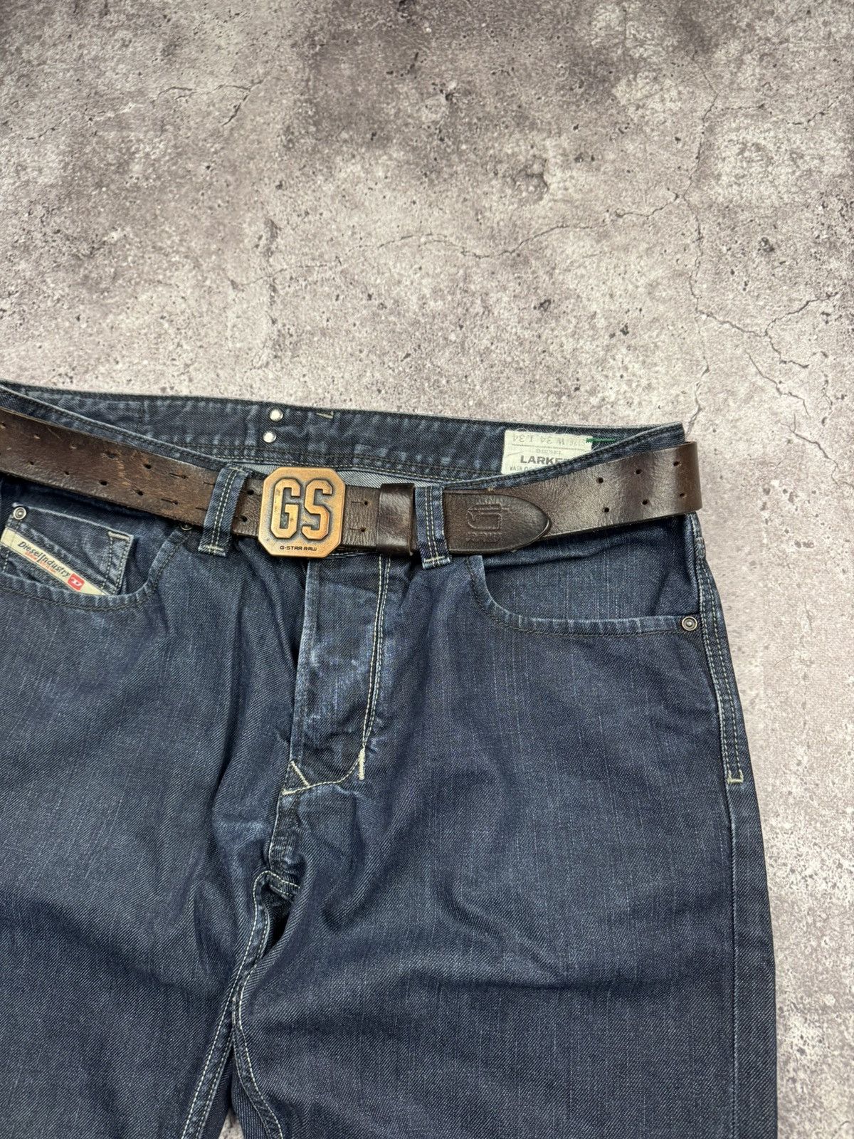 G-Star G-Star Raw Belt Leather Vintage Y2K Buckle Japanese Brand Size ONE SIZE - 4 Thumbnail
