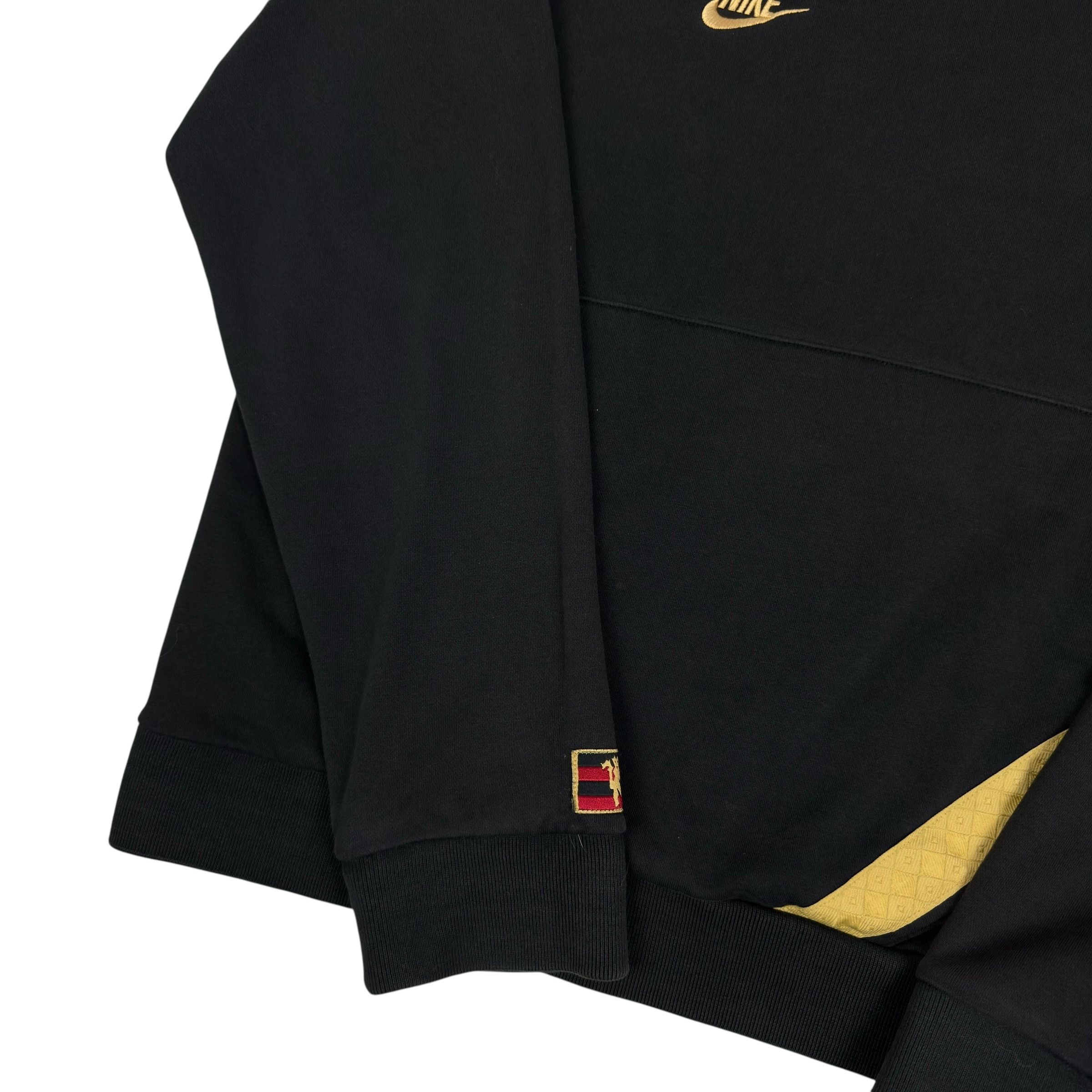 Nike Nike Men's Black Manchester United F.C. Full Zip Hoodie XL Size US XL / EU 56 / 4 - 6 Thumbnail