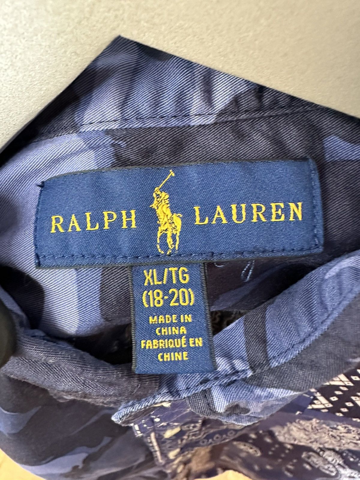 Ralph Lauren Ralph Lauren Bandana Shirt Button Up Short Sleeve Size XL / US 12-14 / IT 48-50 - 9 Thumbnail
