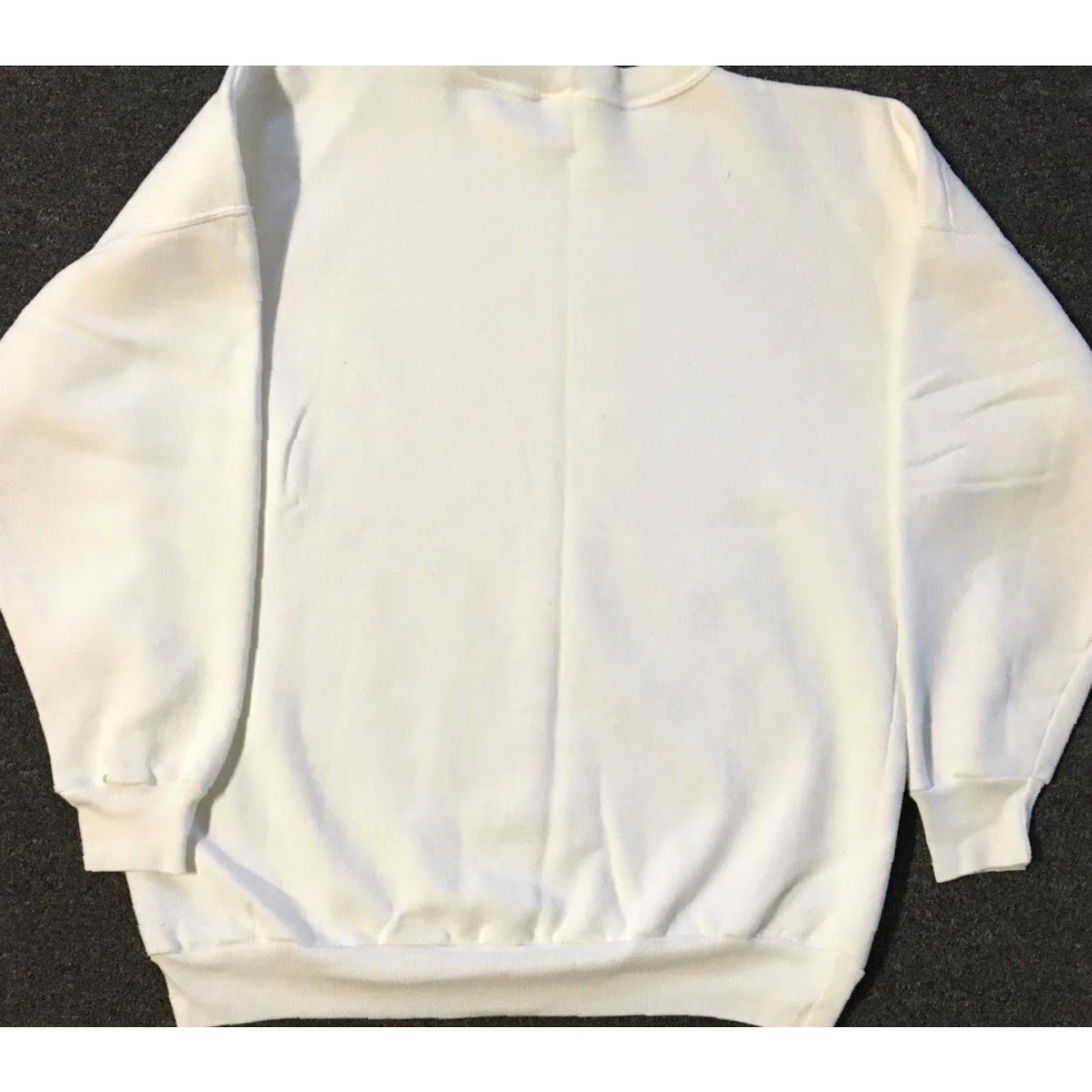 Vintage Vtg 90s New Zealand Faded Sweatshirt S Vaporwave White Hoodie Men Size US S / EU 44-46 / 1 - 7 Thumbnail