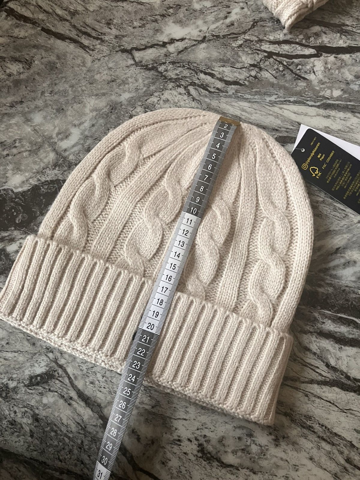 Ralph Lauren Beige Ralph Lauren beanie and scarve. Size ONE SIZE - 5 Thumbnail