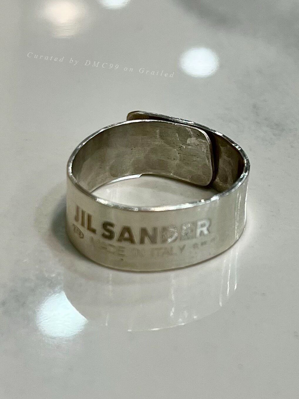 Jil Sander Jil Sander 925 Silver Adjustable Ring Size ONE SIZE - 1 Thumbnail