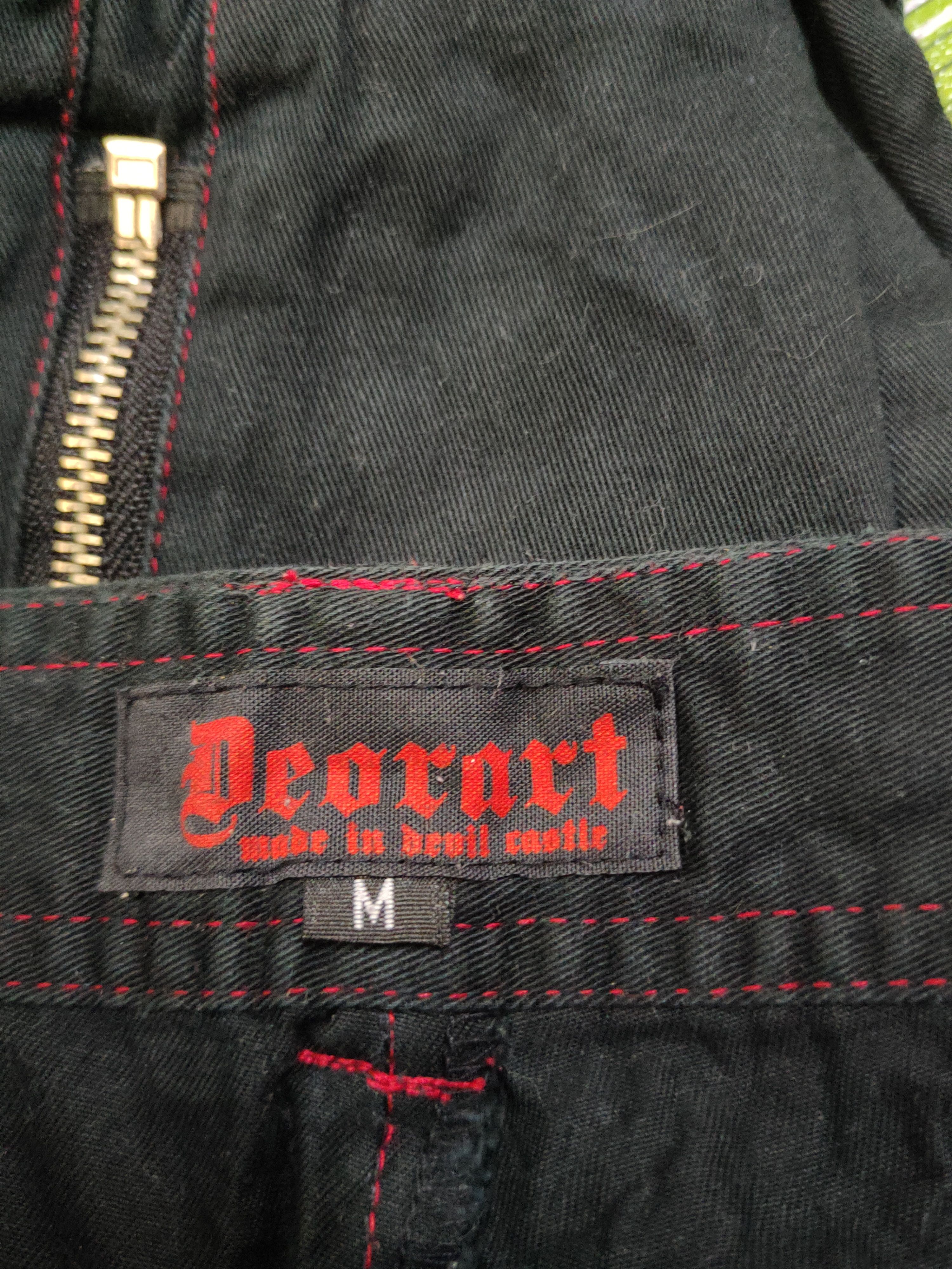 Japanese Brand Deorart punk seditionaries Black Short Pants #W1376 Size US 27 - 16 Thumbnail