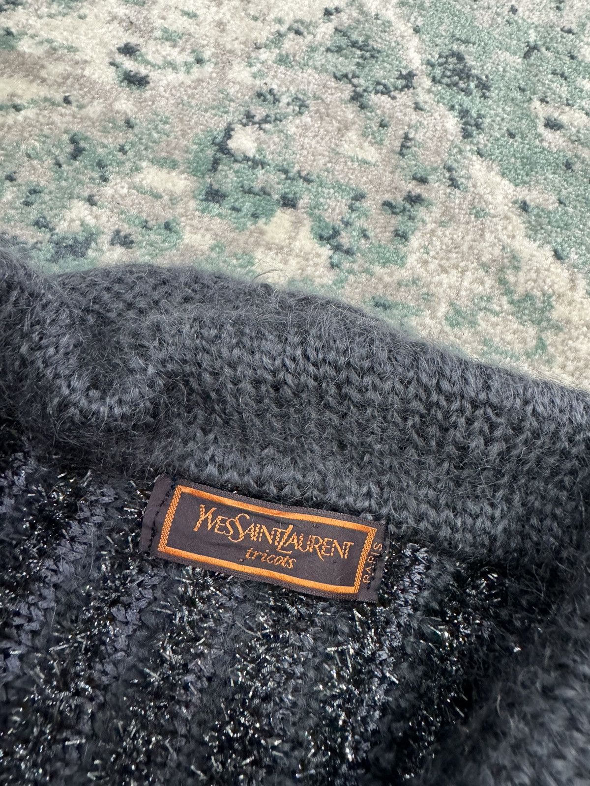 Vintage × Yves Saint Laurent VINTAGE YSL TRICOTS MIX WOOL KNITWEAR CARDIGAN Size M / US 6-8 / IT 42-44 - 6 Thumbnail