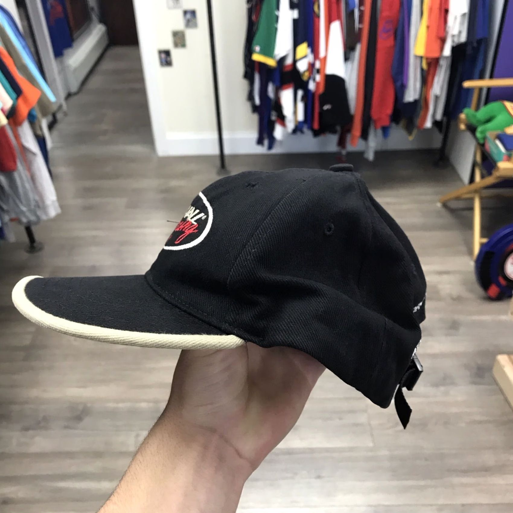 Vintage Marshall Racing Hat Adjustable Black Made In USA Embroidered Atv Motorcycle Size ONE SIZE - 5 Thumbnail