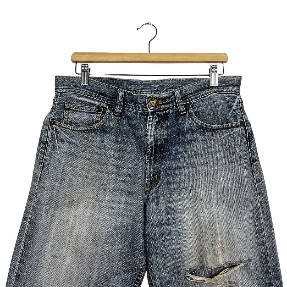14th Addiction Vintage Japanese Designer Distressed Denim Size US 34 / EU 50 - 2 Thumbnail
