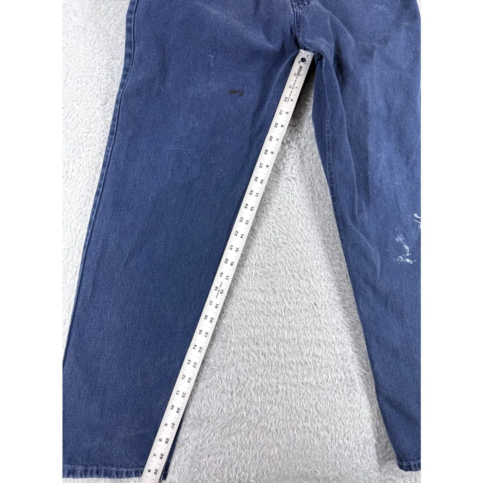 Lee VINTAGE Guess Pants Men 36 Blue Denim Pant US Made 90's High Waist Tapered 31x31 Size US 36 / EU 52 - 7 Thumbnail