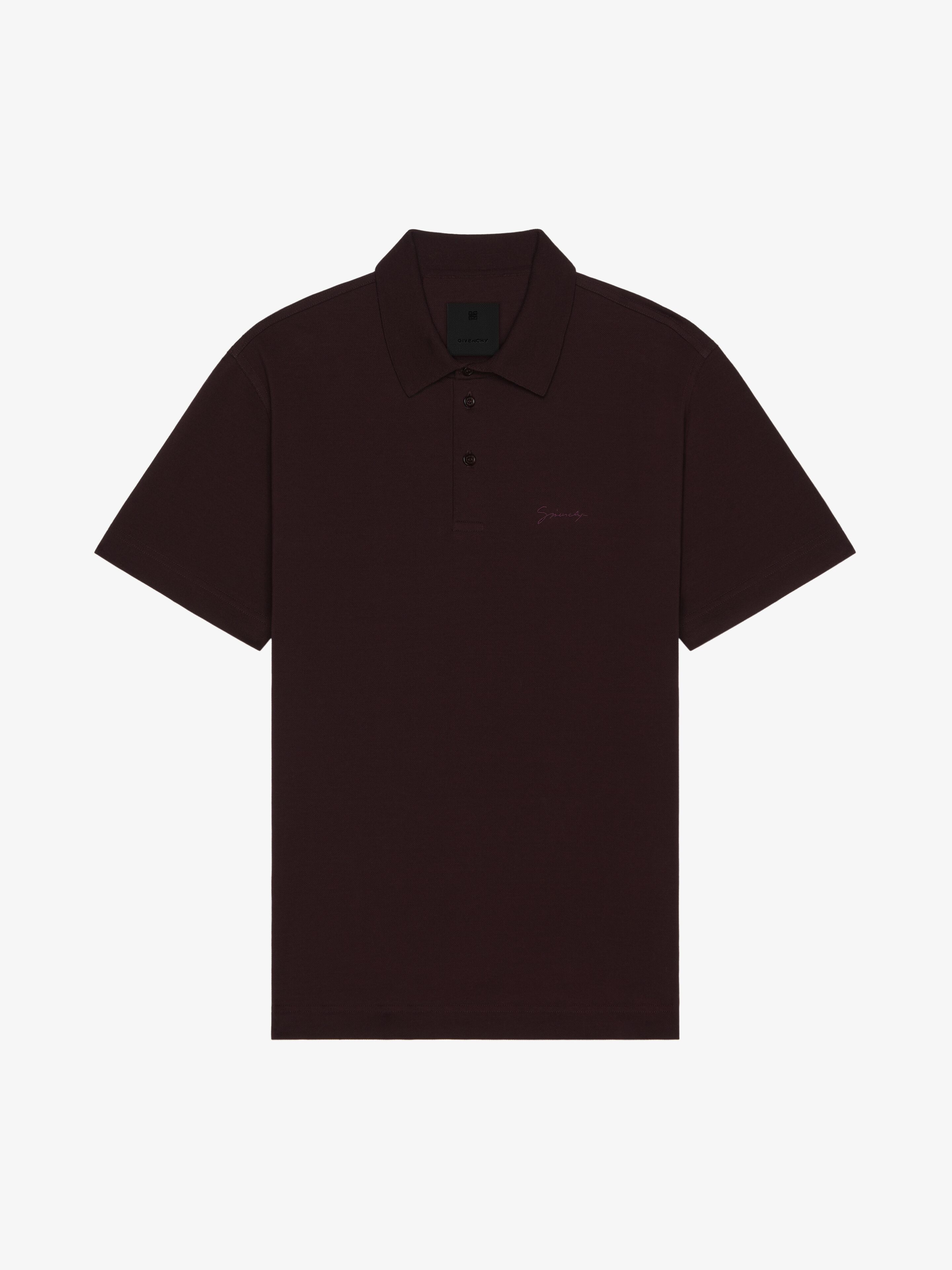 o1w1db10925 Polo Shirt in Burgundy