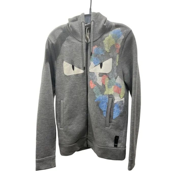 Fendi Fendi Stylish Camouflage Monster Hoodie 0079 Size US M / EU 48-50 / 2 - 1 Thumbnail