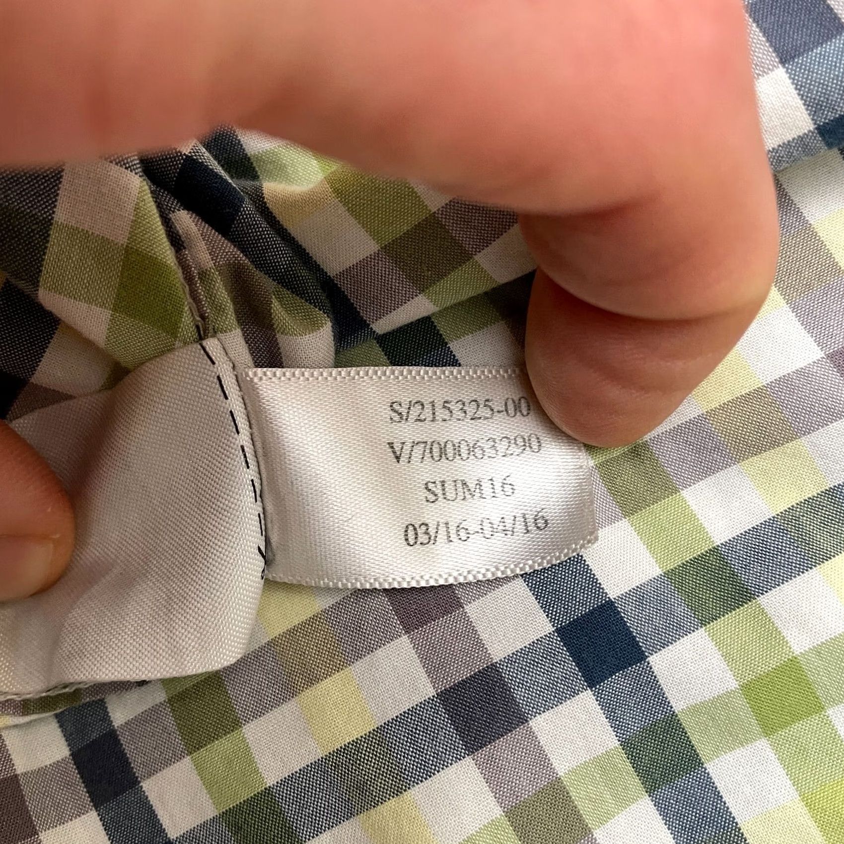 Banana Republic Banana Republic Slim Fit Button Down Shirt Medium Multi Plaid Cotton Size US M / EU 48-50 / 2 - 5 Thumbnail