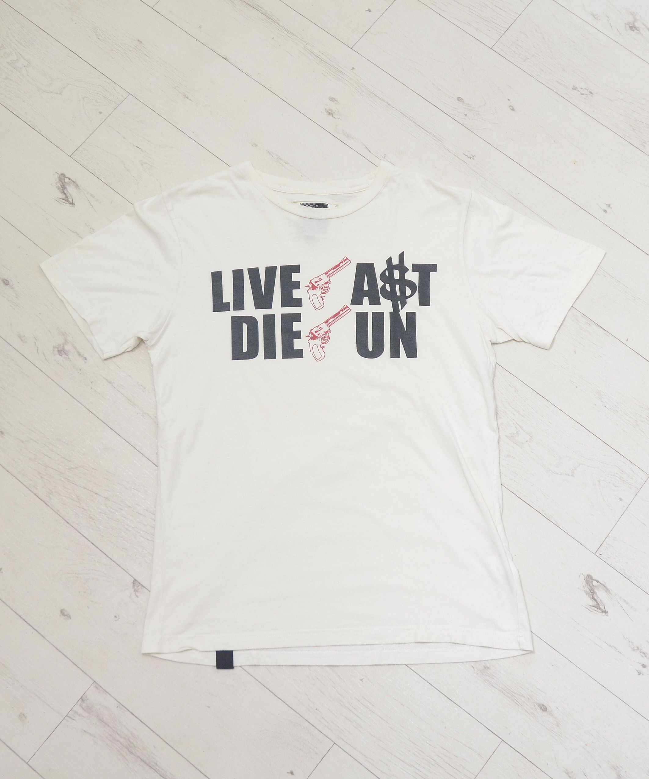 Rap Tees × Vintage Revolver Arm Print Vintage T-shirt Jam52 Y2K Tee Rap Size US L / EU 52-54 / 3 - 1 Thumbnail
