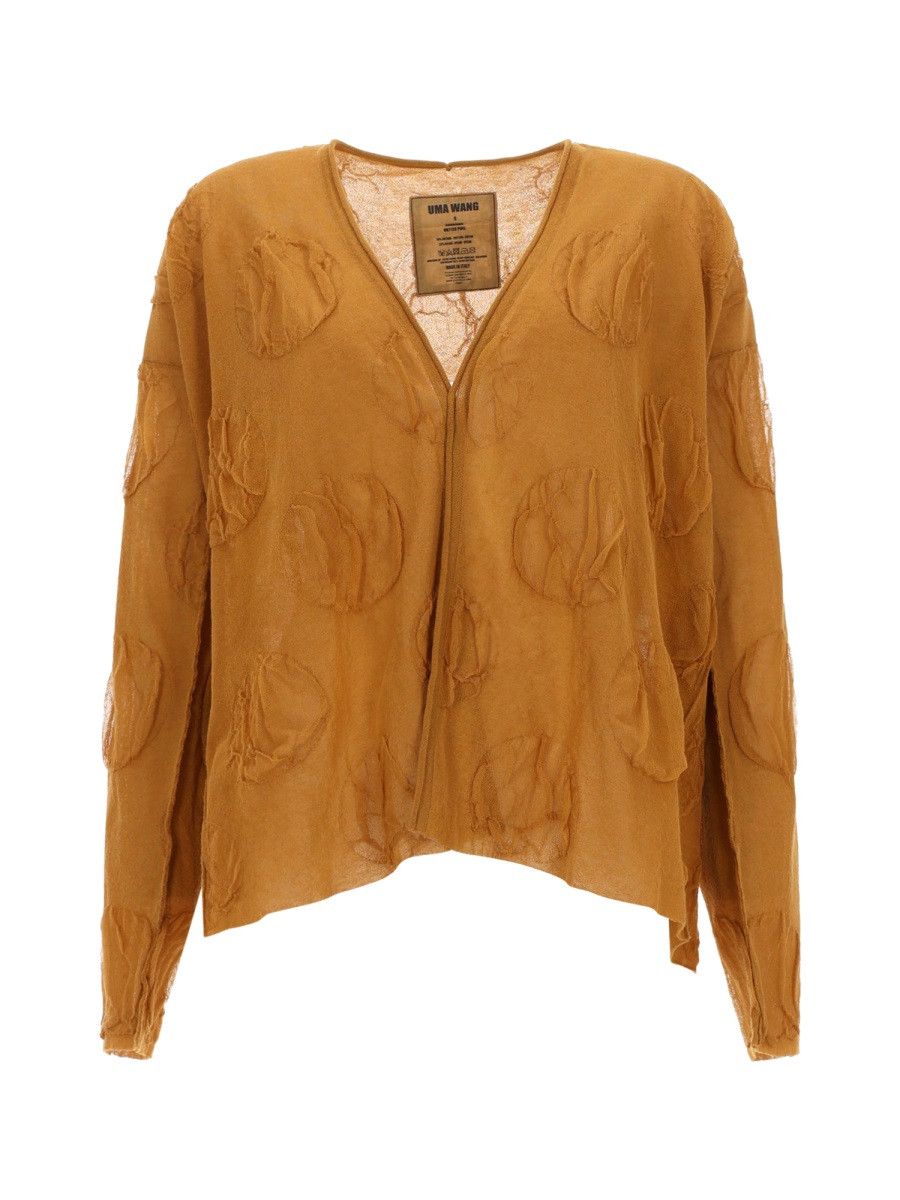 Uma Wang UMA WANG FINE KNIT CARDIGAN - BEIGE Size M / US 6-8 / IT 42-44 - 1 Thumbnail