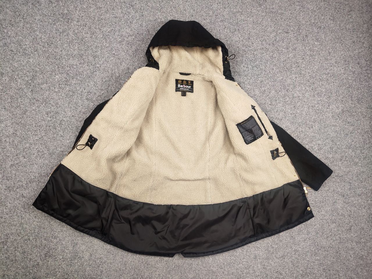 Barbour Barbour International flywheel Parka Waxed Coat Fur Jacket Size M / US 6-8 / IT 42-44 - 10 Thumbnail
