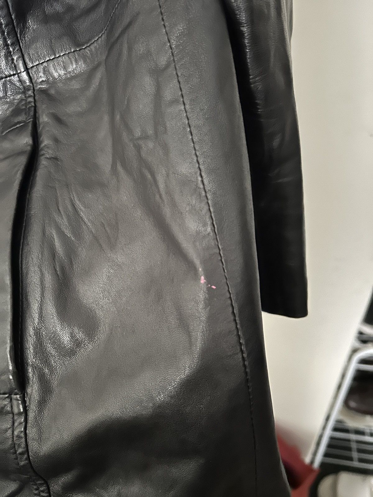 Zadig & Voltaire Zadig & Voltaire XS Black Lamb Leather Trench Coat Size XS / US 0-2 / IT 36-38 - 5 Thumbnail