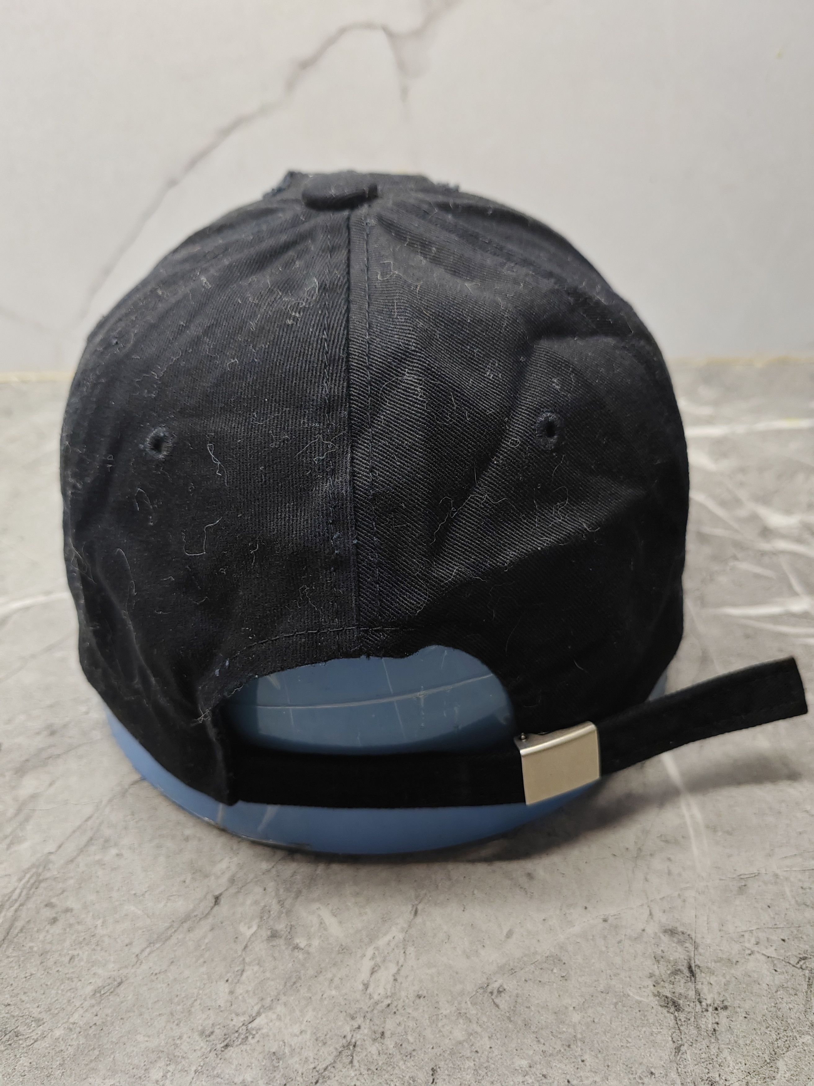 Vintage Vintage Plain Distressed Style Cap Hat Size ONE SIZE - 4 Thumbnail