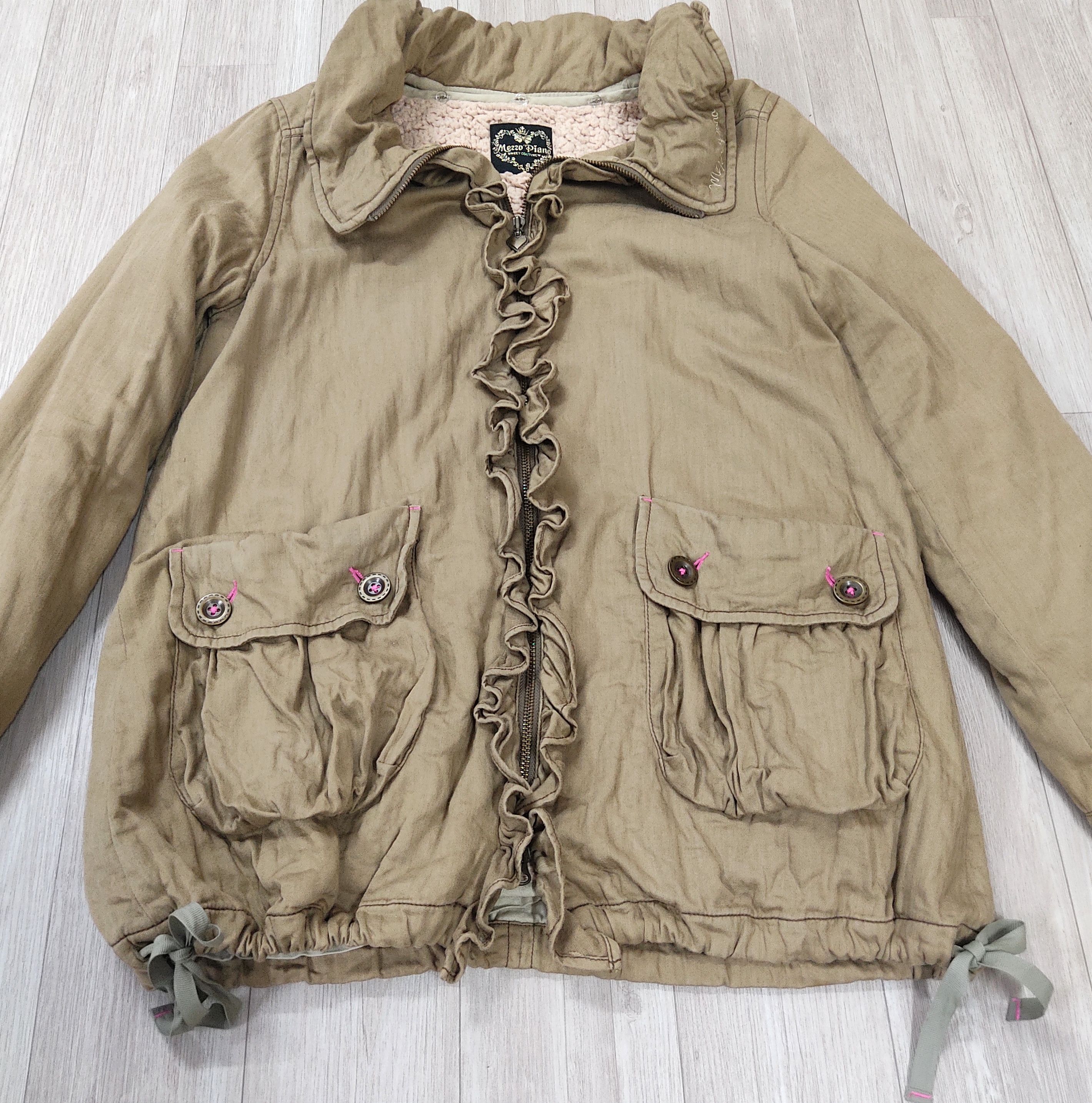 Angel Blue MEZZO PIANO Sweet Couture Hysteric Ruffle Lined Jacket Size M / US 6-8 / IT 42-44 - 6 Thumbnail