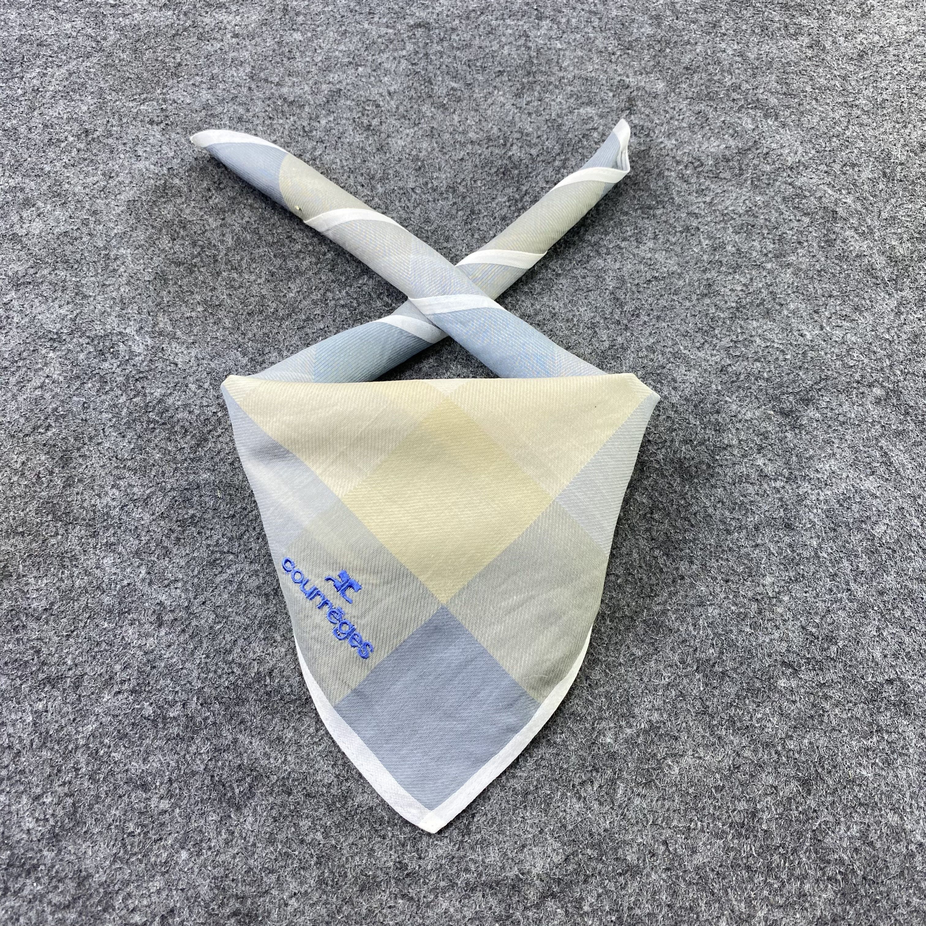 Courreges Courreges Handkerchief / Bandana / Neckerchief-B1550 Size ONE SIZE - 2 Thumbnail