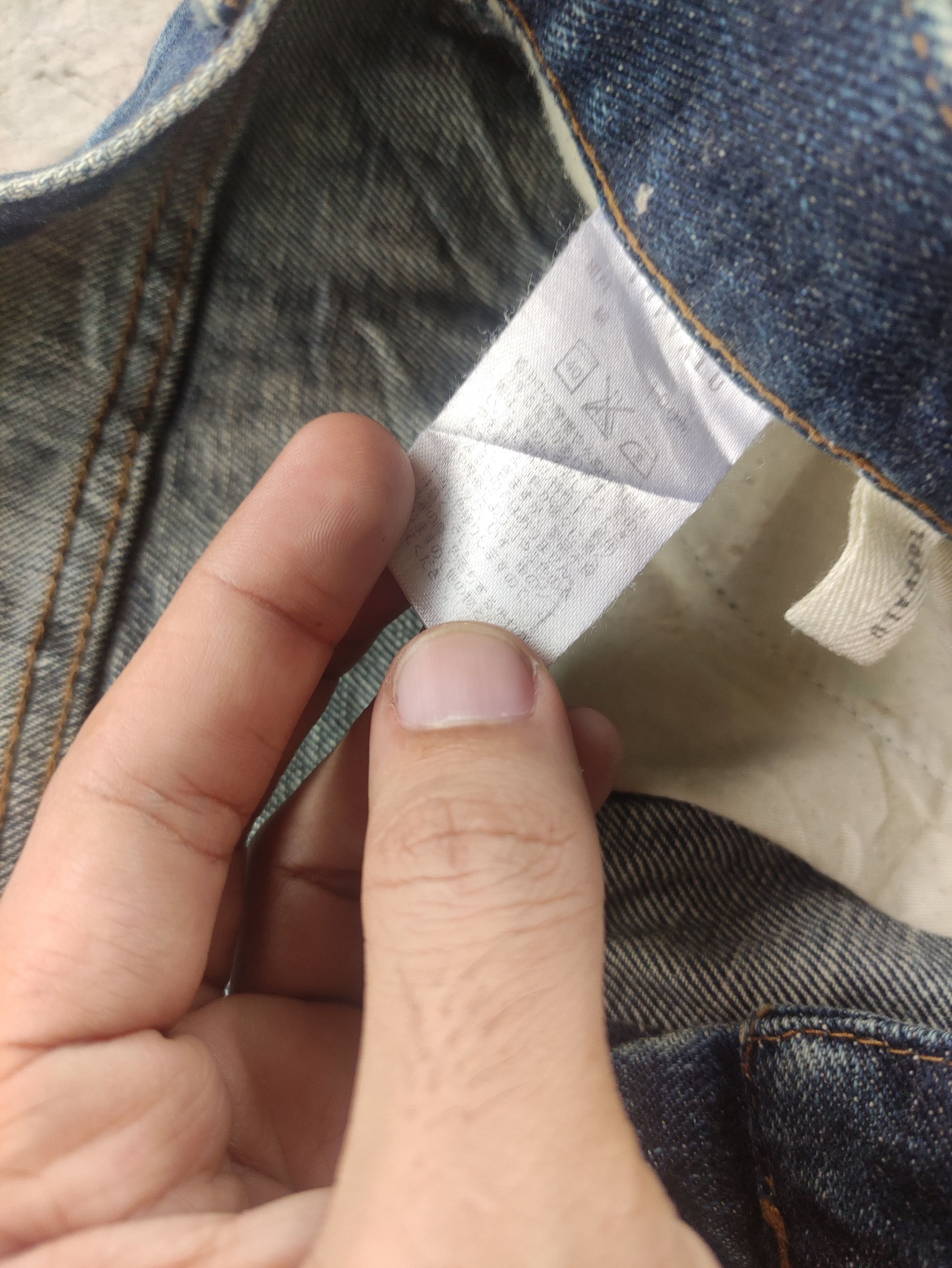 Japanese Brand Vintage Top Valu Jean Distressed Faded Denim Pants Size US 35 - 7 Thumbnail