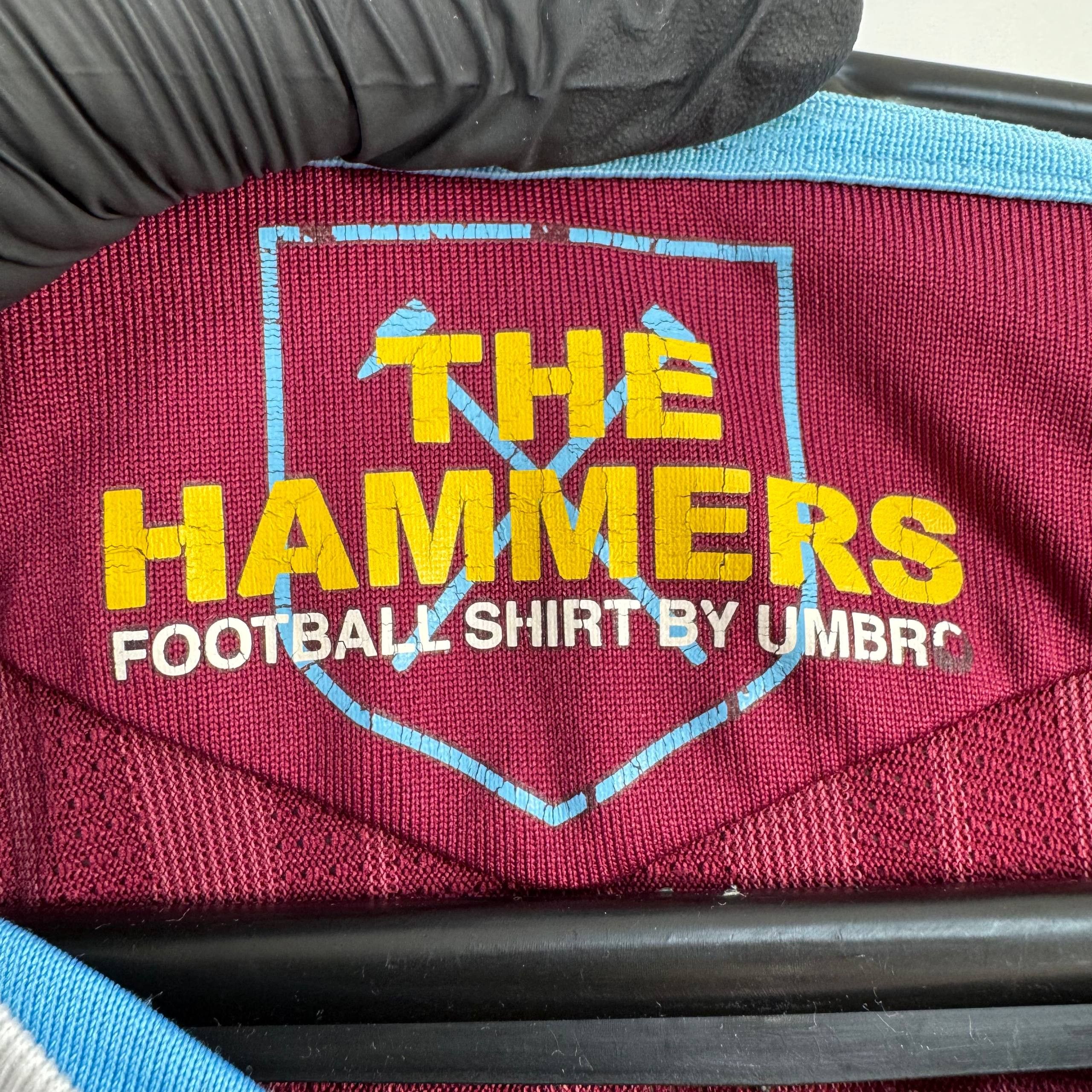 Umbro West Ham United 2008/08 Home Football Shirt Umbro Soccer XL Size US XL / EU 56 / 4 - 3 Thumbnail