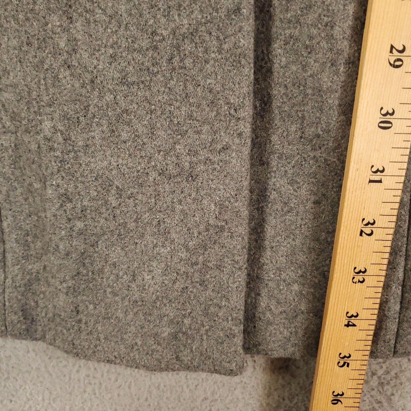 BB Dakota Womens BB Dakota Wool Blend Jacket Gray Long Longline Coat Lined Size Small Basic Jacket Pockets Collared Size S / US 4 / IT 40 - 7 Thumbnail
