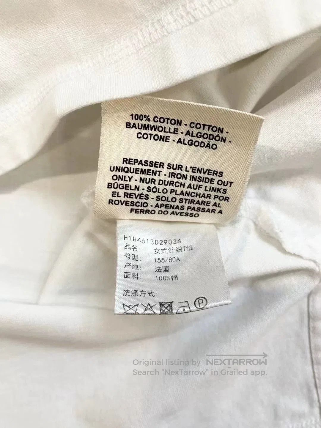 Hermes Hermes Size 34 Crew Neck T-shirt. Size US XS / EU 42 / 0 - 6 Thumbnail